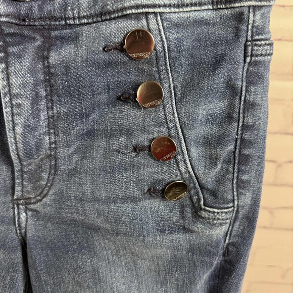 Express Super High Rise Ankle Legging Jeans – Size 6L | Stretch+ Denim Perfect - Picture 4 of 10